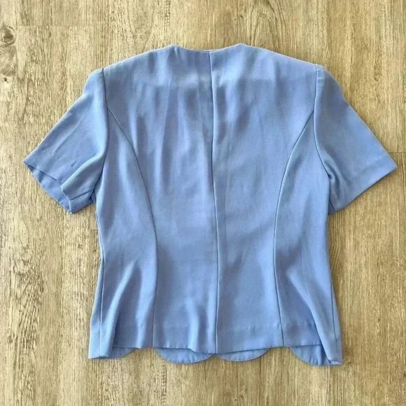 Womens Studio I Vintage Blue Blazer - 10 - Picture 3 of 5